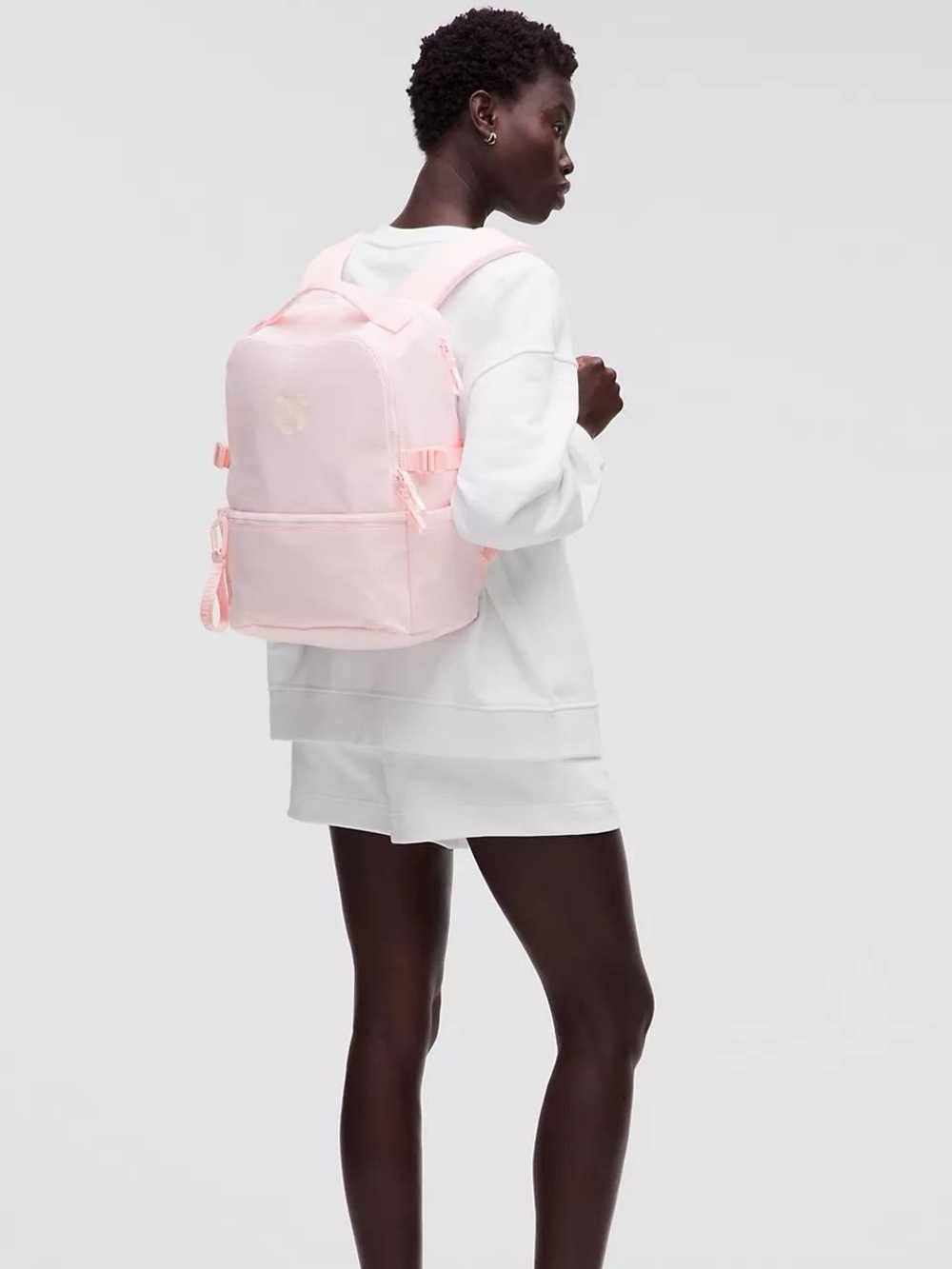 Lululemon New Crew Backpack 22L Updated- Pink Pearl/Wacky Khaki